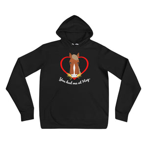 Open image in slideshow, &quot;You Had Me At Hay&quot; Unisex hoodie
