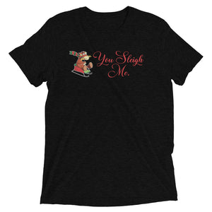 Open image in slideshow, &quot;You Sleigh Me&quot; Short sleeve t-shirt

