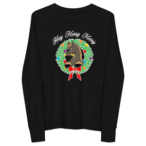 Open image in slideshow, Hay Merry Merry Youth long sleeve tee
